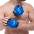Перчатки для фитнеса HARD TOUCH FG-004 S-XL черный-синий – защита и комфорт для ваших тренировок
