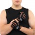 Перчатки для фитнеса HARD TOUCH FG-005 S-XL черный-оранжевый - идеальный выбор для тренировок! Перчатки для фитнеса HARD TOUCH FG-005 S-XL черный-оранжевый - идеальный выбор для тренировок!