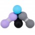 Мяч массажный двойной для МФР и самомассажа Duoball Sport Trade FI-0728 ø6,5см