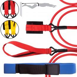 Поясной тренажер для плавания SWIMMING SAFETY CORD WITH BELT PL-3035