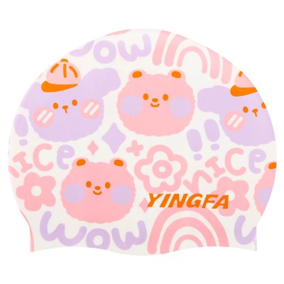 Детская шапочка для плавания YINGFA K0012