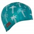 Силиконовая шапочка для плавания MadWave PALM TREE M055330 зеленого цвета