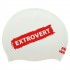 Силиконовая шапочка для плавания MadWave INTROVERT reversible M055336 черный-белый