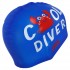 Шапочка для плавания MadWave Junior COOL DIVER M057310 синяя