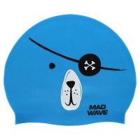 Шапочка для плавания MadWave Junior PIRATE M057312 — стильный выбор для юных пловцов