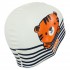 Шапочка для плавания MadWave Junior TIGER M057315 белый