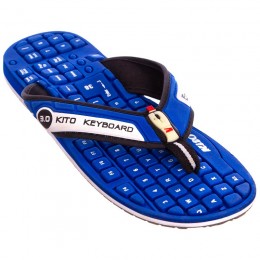 Вьетнамки KITO для мальчиков синий KWE708-D.BLUE размер 36-39 Вьетнамки KITO для мальчиков синий KWE708-D.BLUE размер 36-39