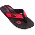 Подростковые вьетнамки KITO KWE758-BLACK для мальчиков, размер 36-39, черный-красный