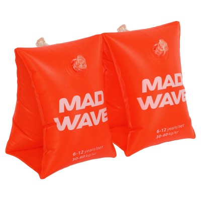 Надувные нарукавники для плавания MadWave BASIC M075605 2шт для детей 2-12 лет