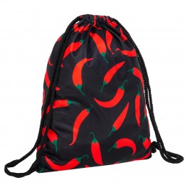 Рюкзак-мешок Napredele GA-5972 CHILI 46х37см черный-красный - стиль и функциональность