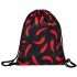 Рюкзак-мешок Napredele GA-5972 CHILI 46х37см черный-красный