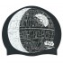 Силиконовая шапочка для плавания SPEEDO SLOGAN PRINT Star Wars Death Star черный-серый