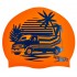 Силиконовая шапочка для плавания SPEEDO SLOGAN PRINT оранжевый-синий Силиконовая шапочка для плавания SPEEDO SLOGAN PRINT оранжевый-синий