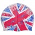 Силиконовая шапочка для плавания MadWave UK M055515 красного цвета