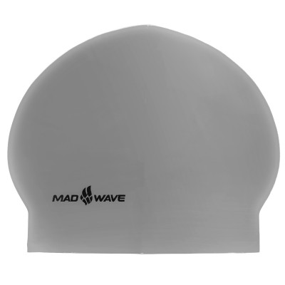 Шапочка для плавания латексная для взрослых MadWave SOLID M056501