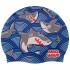 Силиконовая шапочка для плавания MadWave Junior SHARKY M057911
