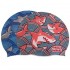 Силиконовая шапочка для плавания MadWave Junior SHARKY M057911