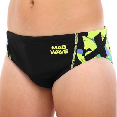 Классические плавки для мальчиков MadWave Rush N2 M142010 черный