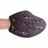 Лопатки для плавания MadWave EXTRAME M074901 S-L черный-зеленый