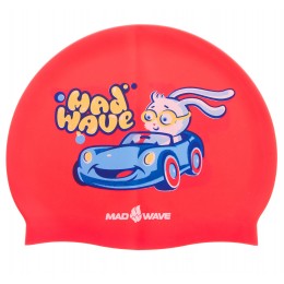 Шапочка для плавания BUNNY M057812000W для детей, красная
