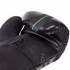 Перчатки боксерские Zelart VL-3085 8-14 унций черный-салатовый