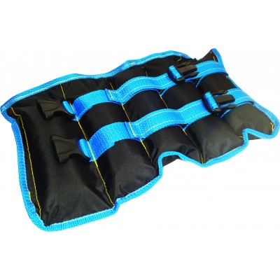 Спортивные утяжелители на ноги вес 4 кг. Крепление Фастекс.