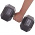 Гантель цельная шестигранная Zelart TA-2679-35 1шт 35кг