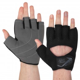 Перчатки для фитнеса HARD TOUCH FG-9529 S-XL черные - Защита и комфорт на тренировках