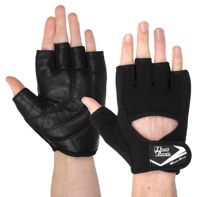 Перчатки для фитнеса HARD TOUCH FG-9531 S-XL черные – идеальный выбор для тренировок Перчатки для фитнеса HARD TOUCH FG-9531 S-XL черные – идеальный выбор для тренировок