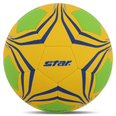 Мяч гандбольный STAR PROFESSIONAL MATCH HB432 размер 2 желтый-салатовый