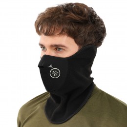 Маска лицевая ветрозащитная Sport Trade MS-4344-1 Chrome Skull, Черная