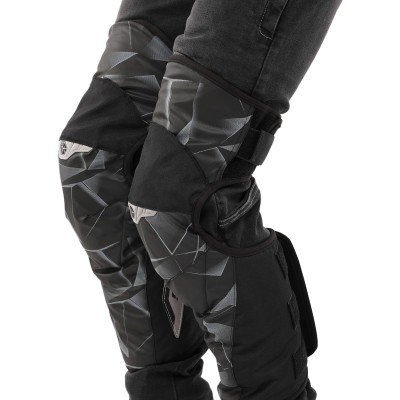 Защитные мотонаколенники SCOYCO K27 M-L черно-зеленые