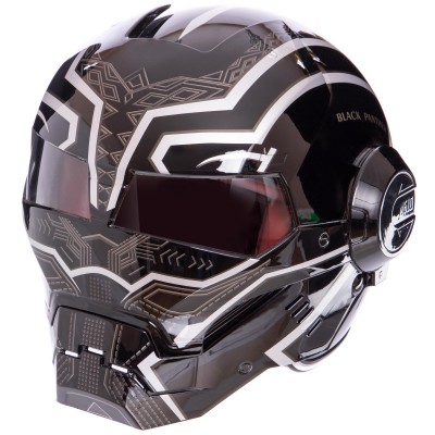 Мотошлем Masei Бамблби M-2289 черный
