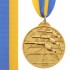 Спортивная медаль с лентой для плавания - золотая, серебряная, бронзовая | Быстрая доставка!