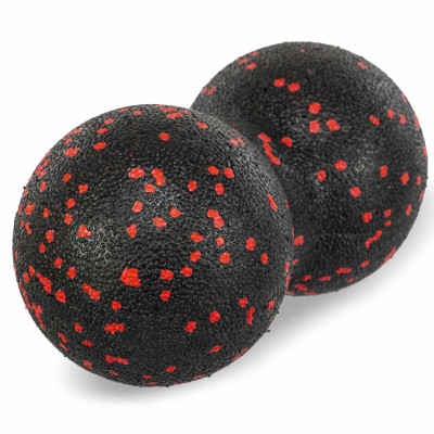 Мяч массажный двойной для МФР и самомассажа Duoball Sport Trade FI-1132 ø8см