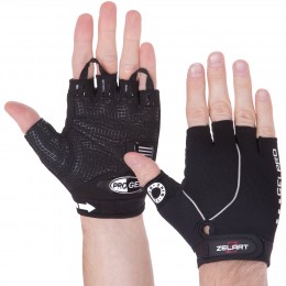 Перчатки для фитнеса и тяжелой атлетики Zelart SB-161579 S-XXL черный - максимальная поддержка и комфорт
