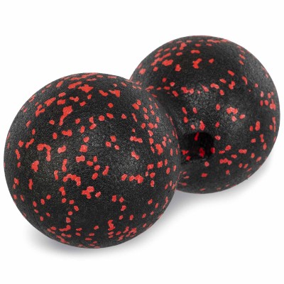 Мяч массажный двойной для МФР и самомассажа Duoball Sport Trade FI-1137 ø12см