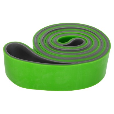 Резина петля DUAL POWER BAND Sport Trade для подтягиваний и тренировок (зеленый-серый)