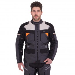 Мотокуртка туристическая NERVE 3908 черная M-3XL