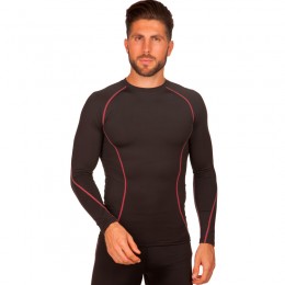 Лонгслив компрессионный мужской Joma BRAMA FLEECE 101015-100 черный S-XL