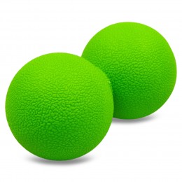 Мяч массажный двойной для МФР и самомассажа Duoball Zelart FI-8234 ø6см цвета в ассортименте