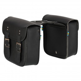 Мотокофры Chopper Sport Trade HL612, экокожа, черные, 26x24,5x11,5см (2шт)