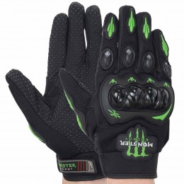 Мотоперчатки MADMOTOR MT-33 короткие, летние, черные M-XL