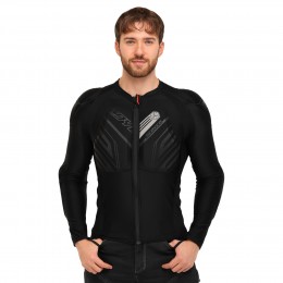 Моточерепаха компрессионная SCOYCO Hermes Body armor AM03 M-XL, черная