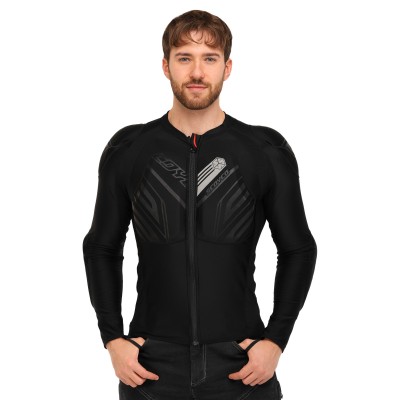 Моточерепаха компрессионная SCOYCO Hermes Body armor AM03 M-XL, черная