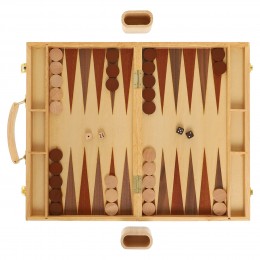 Нарды настольная игра деревянные Sport TradeW7710 размер 24см x 24см