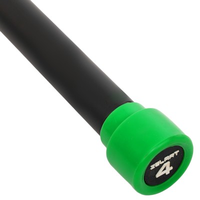 Бодибар Body Bar Zelart FI-4776-4 вес 4кг черный-зеленый