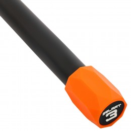 Бодибар Body Bar Zelart FI-4780-3 вес 3кг черный-оранжевый