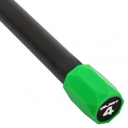 Бодибар Body Bar Zelart FI-4780-4 вес 4кг черный-зеленый
