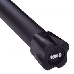Бодибар Body Bar Zelart FI-1251-10 вес 10кг черный